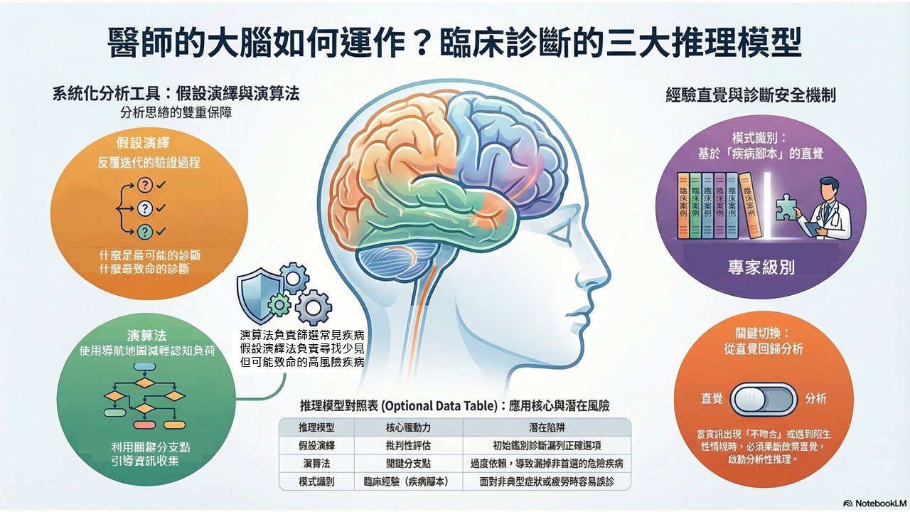 臨床診斷的三大推理模型