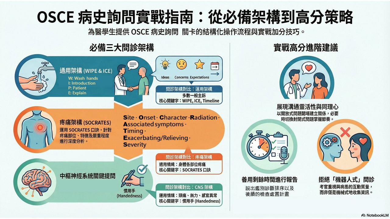 OSCE 病史詢問實戰指南